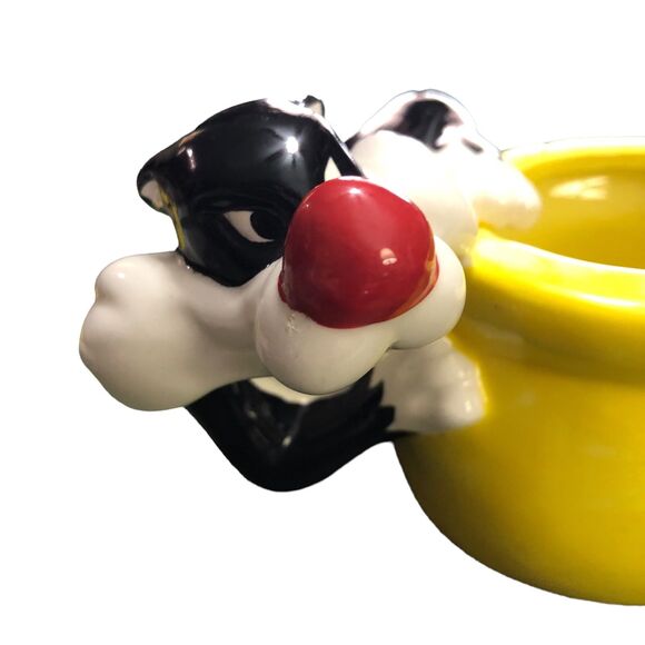 Vintage Looney Tunes Character Planter; Sylvester & Tweety Bird Ceramic Dish - Picture 2 of 12
